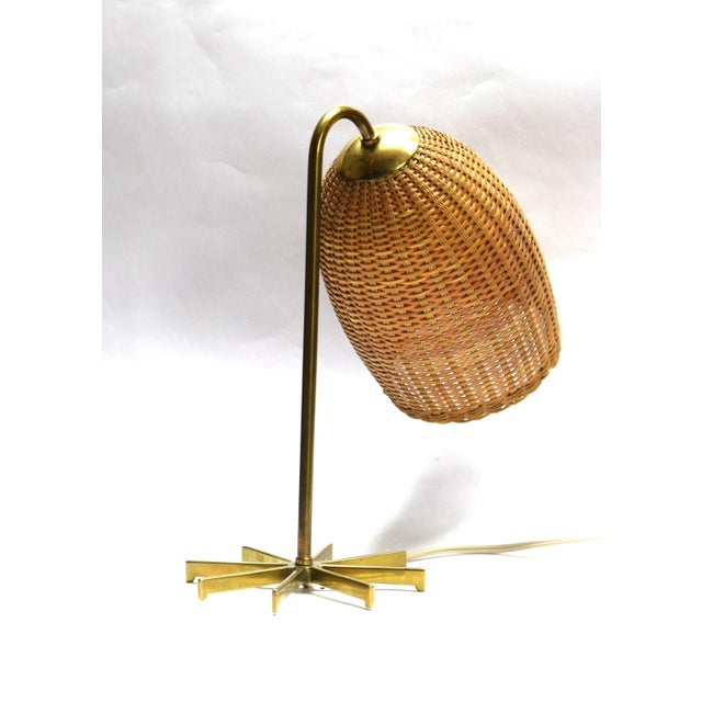 Model 209 Table Lamp by Franz Hagenauer for Werkstätte Hagenauer Wien, 1953 For Sale - Image 3 of 12