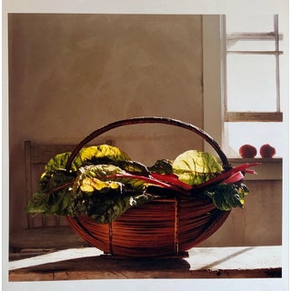 Peter C. Jones 1, Swiss Chard, Kitchen, Large Format Photo 24X20 Color Photograph Beach House RI, 2001 For Sale