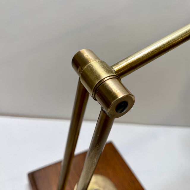 Tensor 1970s Mid-Century Modern Tensor Brass Desk Lamp For Sale - Image 4 of 10