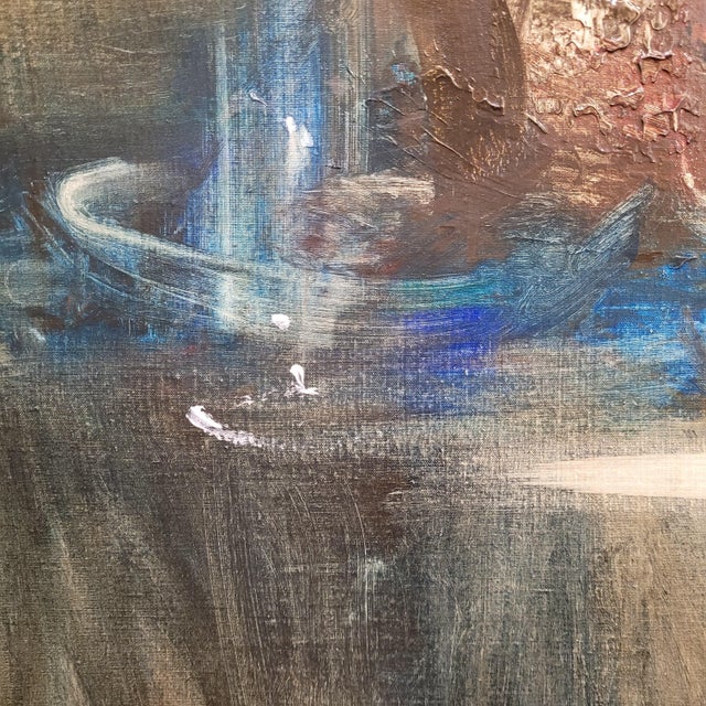 Juan Valenzuela Y Chacón, Still Life with Glass Jugs, 1989, Oil on Canvas For Sale - Image 10 of 18