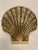 Pair Brass Clam Shell Seashell Bookends For Sale - Image 4 of 8