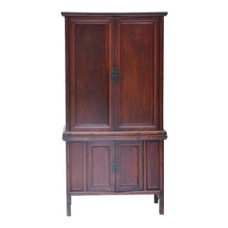 19th Century Chinese Camphor Wood Cabinet For Sale