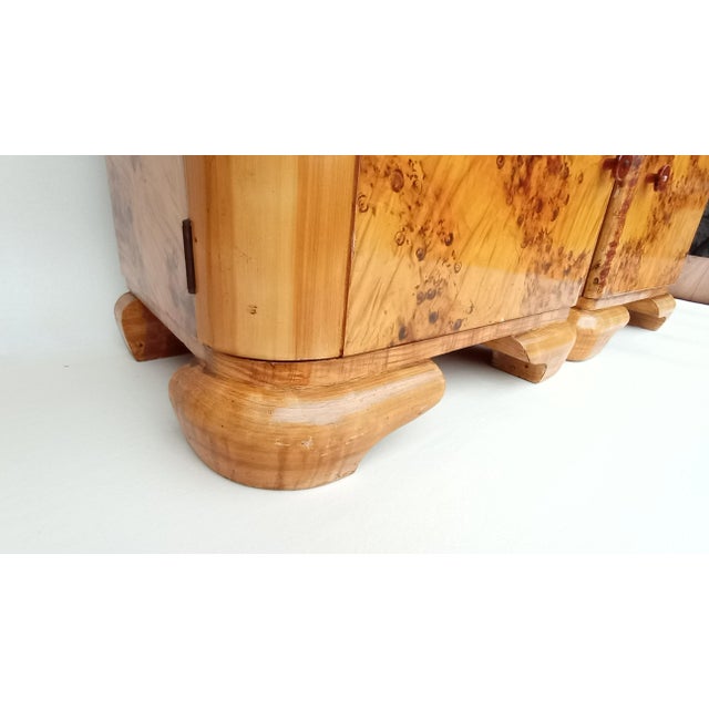 1940s Art Deco Bedside Tables by Jindřich Halabala for Up Závody, 1940s, Set of 2 For Sale - Image 5 of 14