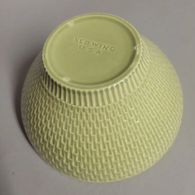 1950s Red Wing Pottery “Capistrano” Covered Casserole Dish For Sale - Image 5 of 6