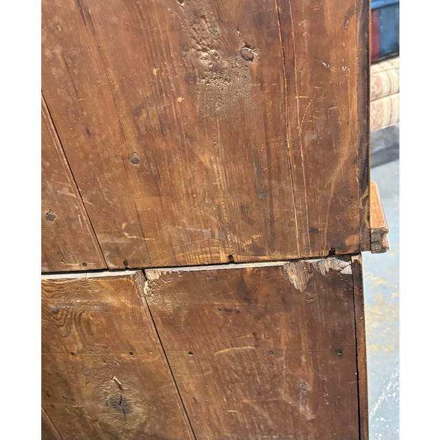 Mid 19th Century 19th Century Handcrafted American Walnut Corner Cupboard For Sale - Image 5 of 12