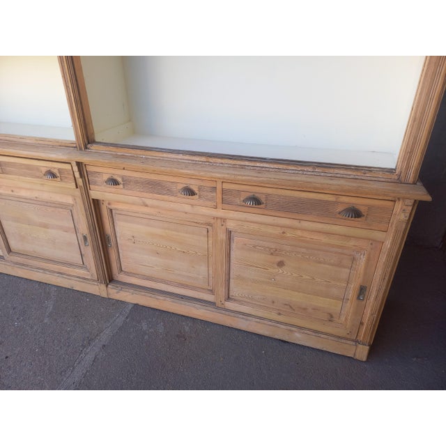 Large Fir Bookcase, 1890s For Sale - Image 13 of 18