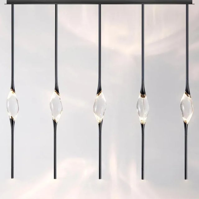 Not Yet Made - Made To Order Black + Gold Il Pezzo 12 Long Pendant by Il Pezzo Mancante For Sale - Image 5 of 7