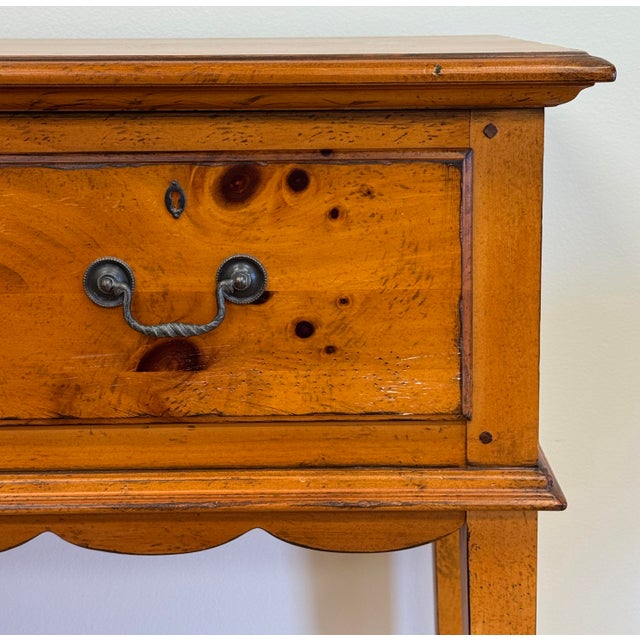 Mid 20th Century Vintage Drexel Heritage Pinehurst Console Table For Sale - Image 5 of 13