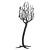 Large Tree Shaped Candleholder in Hand Forged Steel, 1960s For Sale - Image 12 of 12