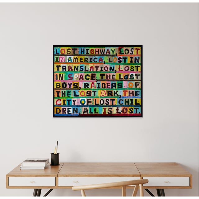 "Lost in Hollywood" - Original, Contemporary Collage/Painting by Brian McDonald For Sale In San Francisco - Image 6 of 6