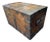 Antique English Oak and Iron Silver Chest, Mid 1800's For Sale