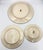 Lenox 1990s Lenox Moonspun China Platinum Trim Dinner, Salad, Bread 3pc Plate Set For Sale - Image 4 of 10