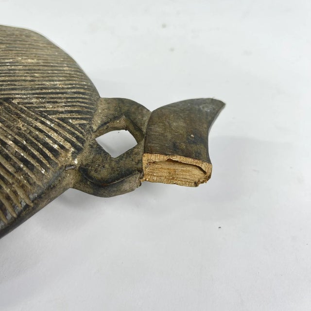 Early 20th Century Early 20th Century Yaure Baule House Mask Côte d'Ivoire For Sale - Image 5 of 7