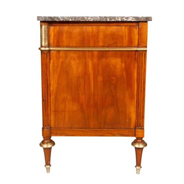 Directoire Mahogany and Brass Mounted Commode For Sale - Image 11 of 12