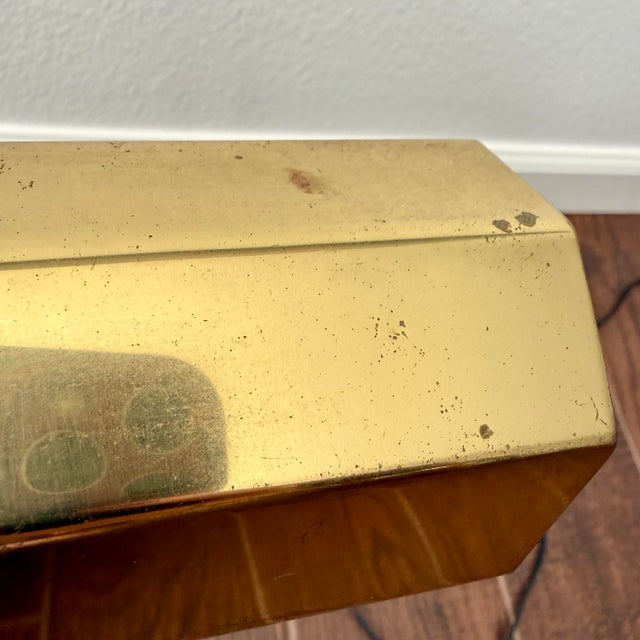 Metal Vintage House of Troy Brass Piano Bankers Desk Lamp Working Condition Classy For Sale - Image 7 of 12
