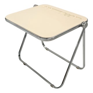 Beige Platone Folding Desk by Giancarlo Piretti for Anonima Castelli, 1970s For Sale