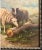 Wood Late 20th Century Realist Oil Painting, Chicken and Sheep in Nature, Signed & Framed, 36"w For Sale - Image 7 of 8