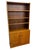 1970s Vintage Mid Century Modern Belgian Bookcase Cabinet With Adjustable Shelves For Sale - Image 5 of 10