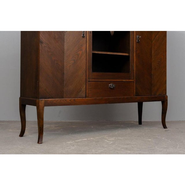 Art Nouveau Sideboard in Oak, Late 20th Century For Sale - Image 6 of 18