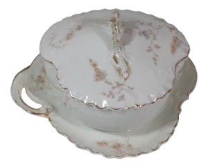 1930s Rosenthal Condiment Covered Dish- 2 Pieces