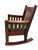 American Antique Harden Line of Camden Mission Oak Rocking Chair With Original Spring Seat - Circa 1910 For Sale - Image 3 of 4