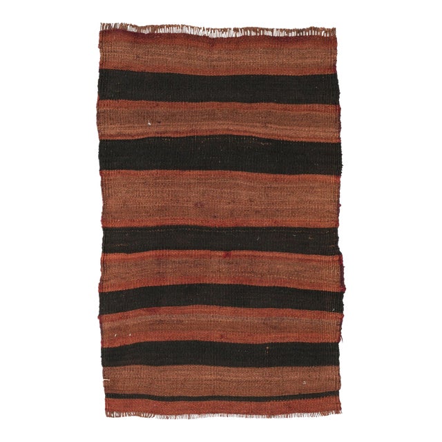 Striped Vintage Mini Kilim Rug - 1`10″ X 2`9″ For Sale