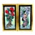Mikulas Kravjansky “Flowers of the Orient” Signed Limited Edition Collograph Prints, Pair For Sale