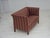 Danish 2-Seater Sofa in Red Striped Wool, 1960s For Sale - Image 8 of 18