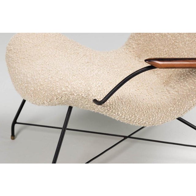 1950s Low Lounge Chairs by Carlo Hauner for Forma Moveis, Brazil, 1955, Set of 2 For Sale - Image 5 of 18