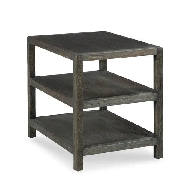 American Woodbridge Furniture Triad Table in Worn Black For Sale - Image 3 of 3