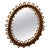Oval Rattan and Bamboo Wall Mirror in the style of Franco Albini, 1960s For Sale - Image 12 of 12
