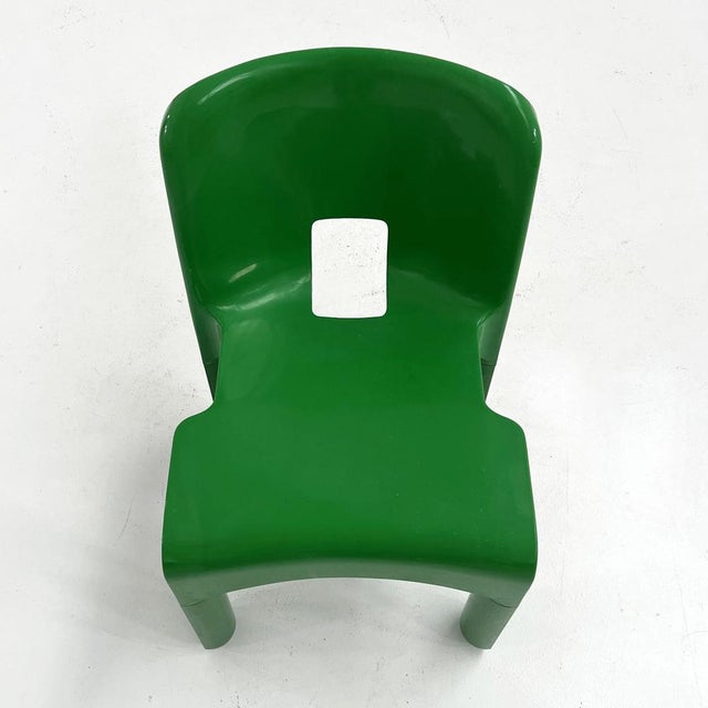Plastic Green Model 4868 Universale Chair by Joe Colombo for Kartell, 1970s For Sale - Image 7 of 10