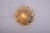 Amber bubble glass flush mount light in the style of helena tynell, germany. Good quality and in very good condition....