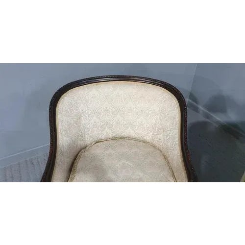 Set of Hoop Backed Easy Chairs For Sale - Image 6 of 13