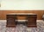 English Partner Desk in Wood and Leather For Sale - Image 3 of 18