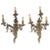 Antique Golden Bronze Sconces, Set of 2 For Sale - Image 11 of 11