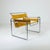 White Cognac B3 Chair in Leather and Metal by Marcel Breuer, 1990s For Sale - Image 8 of 11