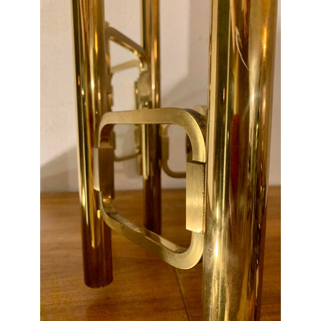 Large Space Age Wall Lamp Sculpture from Maison Jansen and Sciolari, 1960s For Sale - Image 13 of 18