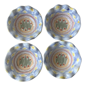 Mackenzie Childs Set of 4 Small Bowls