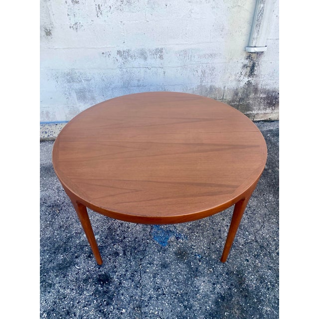 1960s Danish Teak Dining Table Designed by Ib Kofod-Larsen for Faarup . For Sale - Image 12 of 12