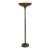 Art Deco Gold-Tone Metal Torchiere Floor Lamp, 1940 For Sale