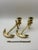 Metal Mid-Century Modern Solid Brass Anchor Candlesticks — A Pair For Sale - Image 7 of 9