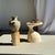 Light beige-grey Indonesian terracotta vase with four small handles and a tall neck. Weight: 2.6 kg; Height: 35 cm;...