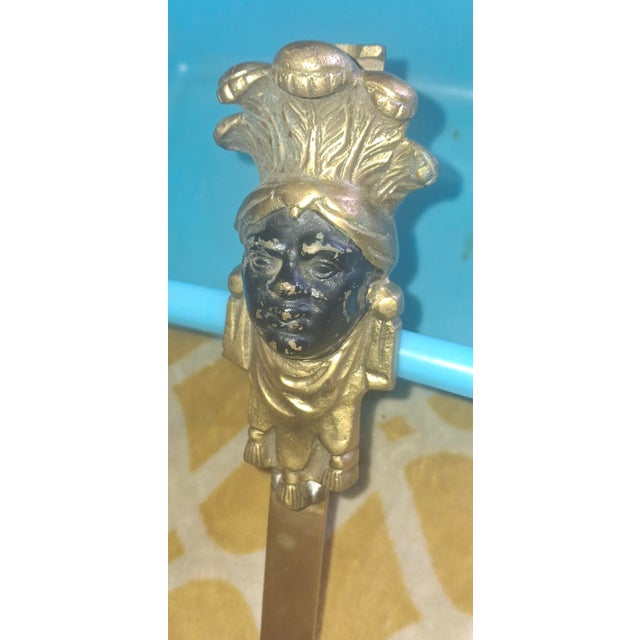 Mid 19th Century C1860 French Maison Bagues Gilt & Patinated Bronze Male Figural Wall Sconce For Sale - Image 5 of 12