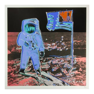 1980s Andy Warhol "The Moon" Limited Edition Lithograph by Cmoa For Sale