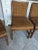 Lane Furniture 4 Mid-Century Lane Side Chairs With Multi Color Chenille For Sale - Image 4 of 11