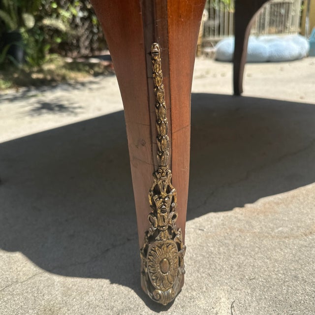 Late 18th Century 18th C Marble Top Bombe Commode With Gilt Bronze Hardware Dresser For Sale - Image 5 of 12