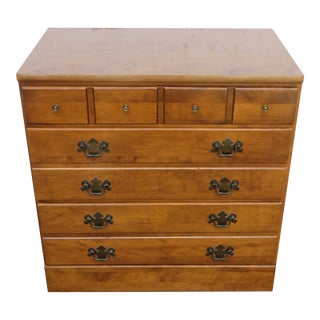 Ethan Allen Maple Large Nightstand Small Chest For Sale