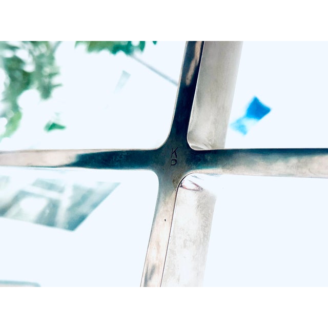 Mid-Century Modern Authentic Mies Van Der Rohe for Knoll Barcelona Coffee Table Mid Century Modern Bauhaus For Sale - Image 3 of 5