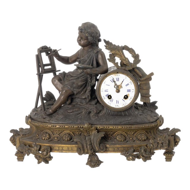 Table Clock 19th Century For Sale